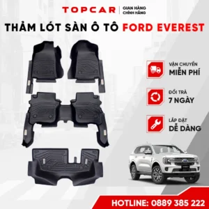 Thảm lót sàn ô tô Ford Everest 2015-2021