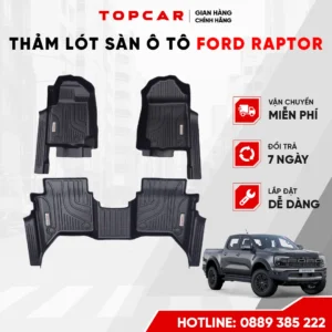 Thảm lót sàn ô tô Ford Ranger Raptor 2022-2024
