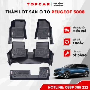 Thảm lót sàn ô tô Peugeot 5008 ≥ 2017