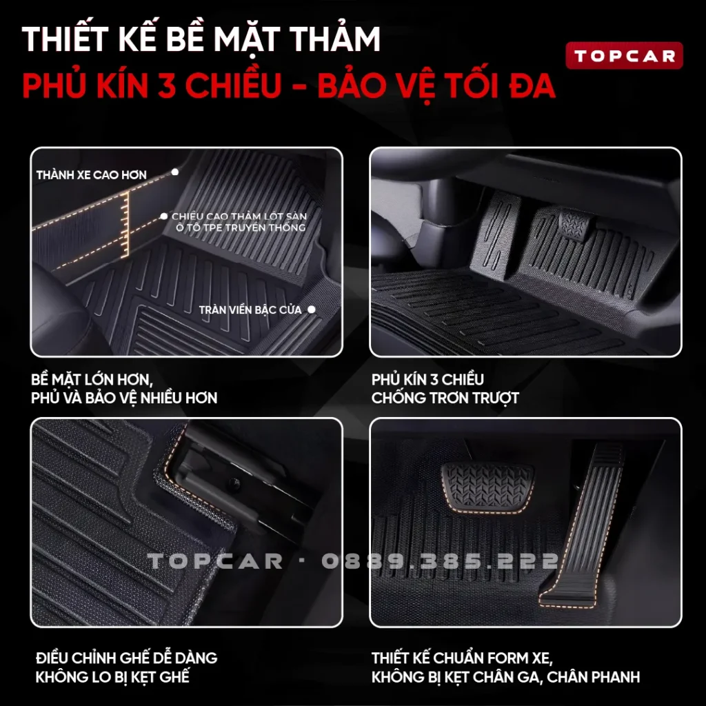 Thảm lót sàn ô tô Mitsubishi Triton 2025 Bản Mới